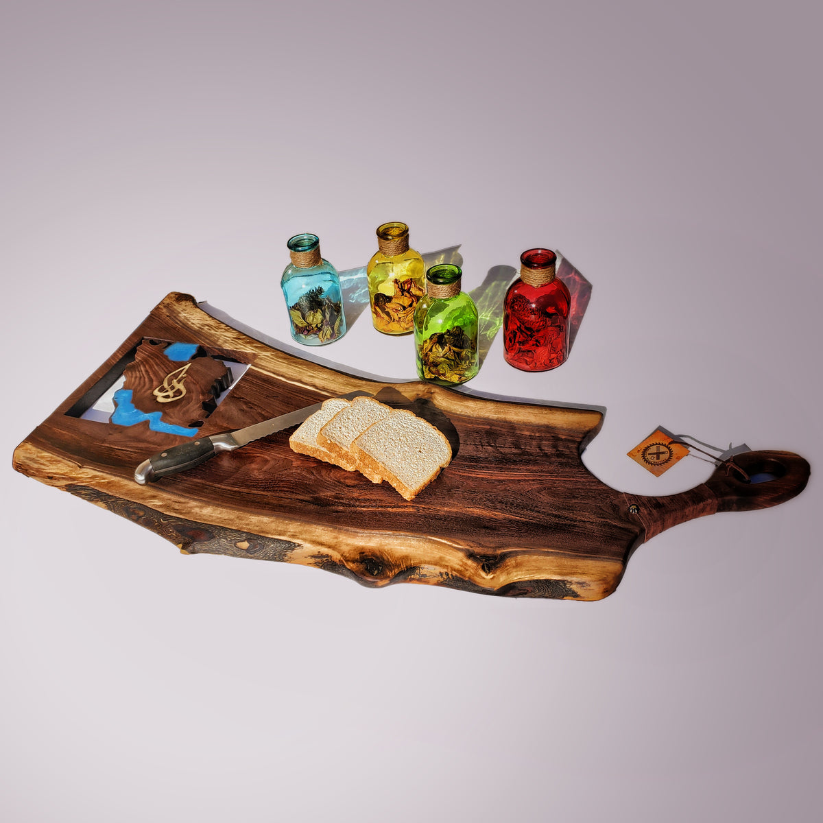 Natural Wood Serving Board- Charcuterie Board- Platter- Tray